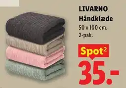 Lidl LIVARNO Håndklæde tilbud