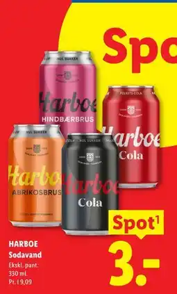 Lidl HARBOE Sodavand tilbud