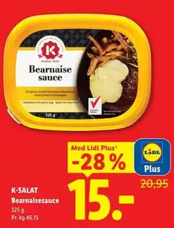 Lidl K-SALAT Bearnaisesauce, App-pris tilbud