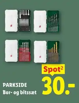 Lidl PARKSIDE Bor- og bitssæt tilbud