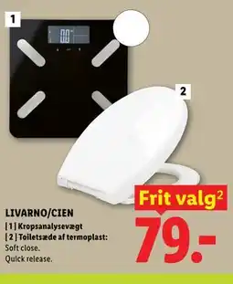 Lidl LIVARNO/CIEN Kropsanalysevægt tilbud