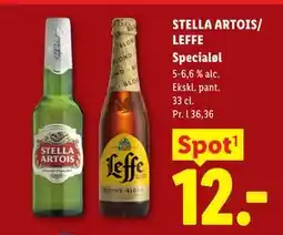 Lidl STELLA ARTOIS/ LEFFE Specialøl tilbud