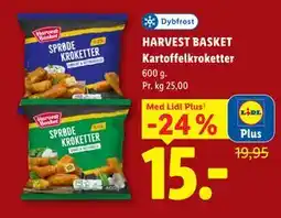 Lidl HARVEST BASKET Kartoffelkroketter, App-pris tilbud