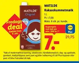 Lidl MATILDE Kakaoskummetmælk, App-pris tilbud