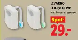 Lidl LIVARNO LED-lys til WC tilbud