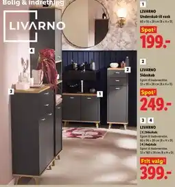Lidl LIVARNO Sideskab tilbud