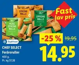 Lidl CHEF SELECT Forårsruller tilbud