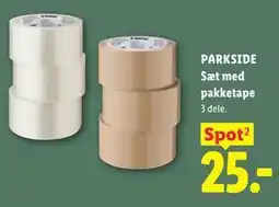 Lidl PARKSIDE Sæt med pakketape tilbud