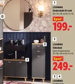 Lidl LIVARNO Underskab til vask tilbud