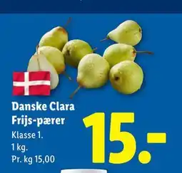 Lidl Danske Clara Frijs-pærer tilbud