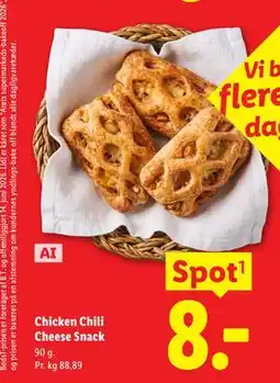 Lidl Chicken Chili Cheese Snack tilbud