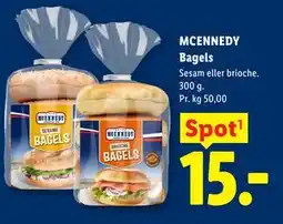 Lidl MCENNEDY Bagels tilbud