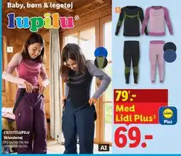 Lidl CRIVIT/LUPILU Skiundertøj tilbud