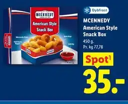 Lidl MCENNEDY American Style Snack Box tilbud