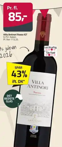 Fleggaard Villa Antinori Rosso IGT tilbud