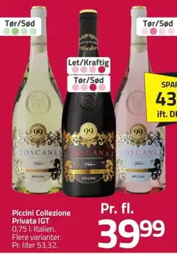 Fleggaard Piccini Collezione Privata IGT tilbud