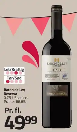 Fleggaard Baron de Ley Reserva tilbud