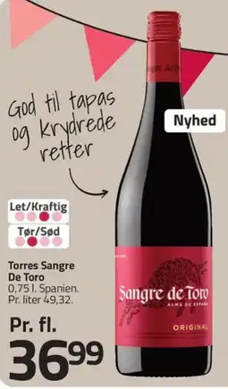 Fleggaard Torres Sangre De Toro tilbud