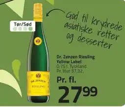 Fleggaard Dr. Zenzen Riesling Yellow Label tilbud