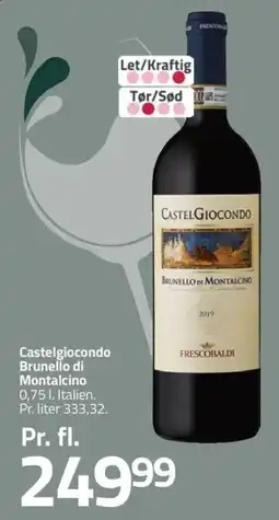 Fleggaard Castelgiocondo Brunello di Montalcino tilbud