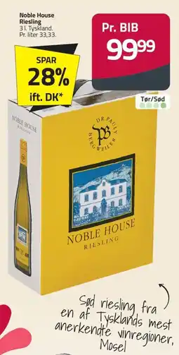 Fleggaard Noble House Riesling tilbud