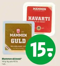 Coop 365 Mammen skiveost tilbud