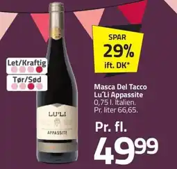 Fleggaard Masca Del Tacco Lu Li Appassite tilbud