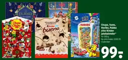 Coop 365 Chupa, Toms, Haribo, Pukka eller Kinder julekalender tilbud