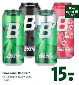 Coop 365 Faxe Kondi Booster tilbud