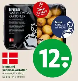 Coop 365 Irma små vildmosekartofler tilbud
