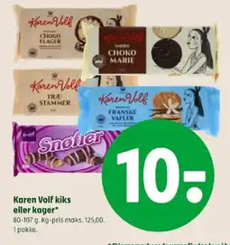 Coop 365 Karen Volf kiks eller kager tilbud