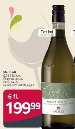 Fleggaard Manfredi Moscato d'Asti tilbud