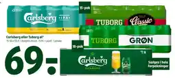 Coop 365 Carlsberg eller Tuborg øl tilbud