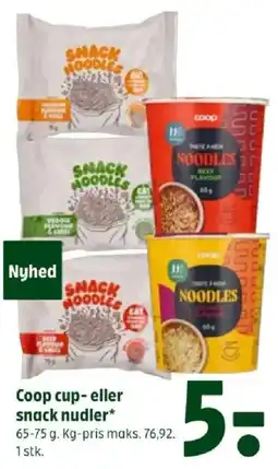 Coop 365 Coop noodle tilbud
