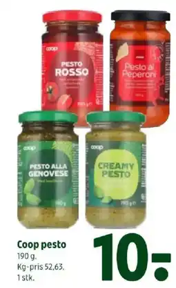 Coop 365 Coop pesto tilbud