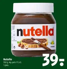 Coop 365 Nutella tilbud