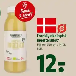 Coop 365 Frankly økologisk ingefærshot tilbud