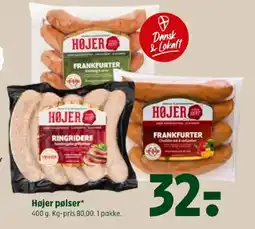 Coop 365 Højer pølser tilbud