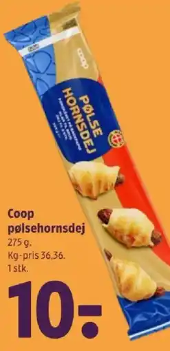 Coop 365 Coop pølsehornsdøj tilbud