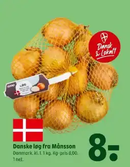 Coop 365 Danske løg fra Månsson tilbud