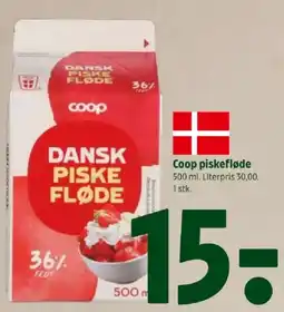 Coop 365 Coop piskefløde tilbud
