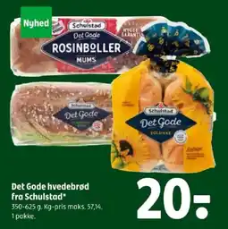 Coop 365 Schulstad Det Gode hvedebrød tilbud