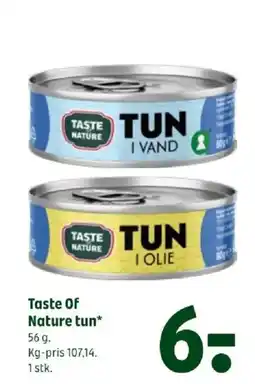 Coop 365 Taste Of Nature tun tilbud