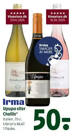 Coop 365 Irma Upupa eller Challis tilbud