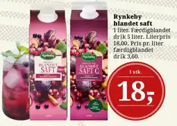 Dagli'Brugsen Rynkeby blandet saft tilbud