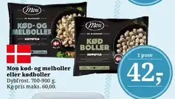 Dagli'Brugsen Mou kød- og melboller eller kødboller tilbud