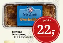 Dagli'Brugsen Strynhs leverpostej tilbud