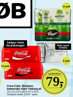 Dagli'Brugsen Coca-Cola, Monster, Somersby eller Tuborg tilbud