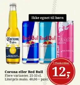 Dagli'Brugsen Corona eller Red Bull tilbud