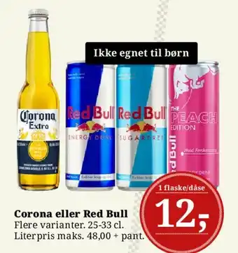 Corona eller Red Bull